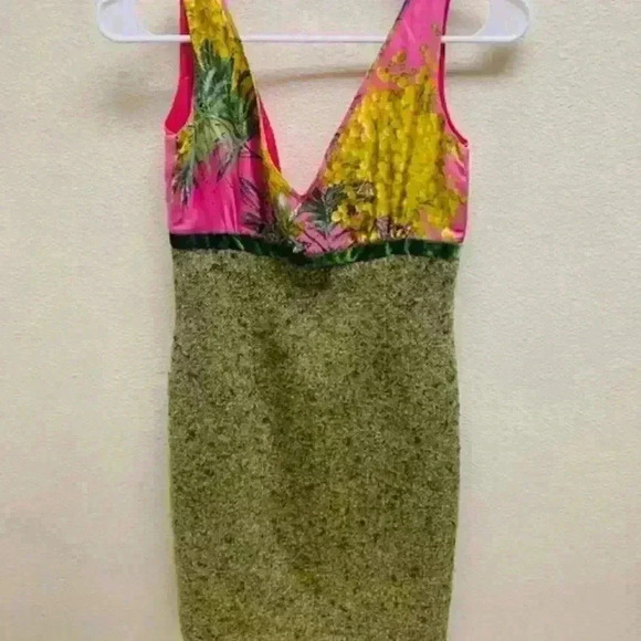 J.crew Olive Brown jacket and dress set wool and silk - Picture 2 of 14